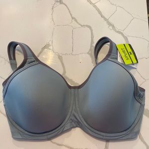 Wacoal Teal Spotts Bra 38G Never Worn Has Tags